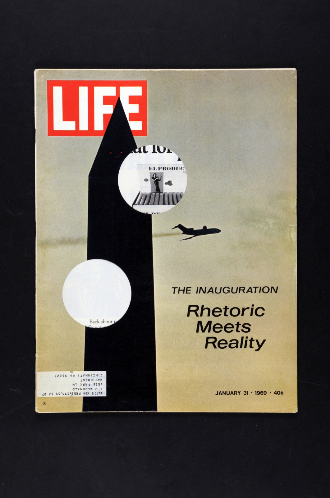 LA COLLECTION expo read into my black holes LIFE january 31 - 1969