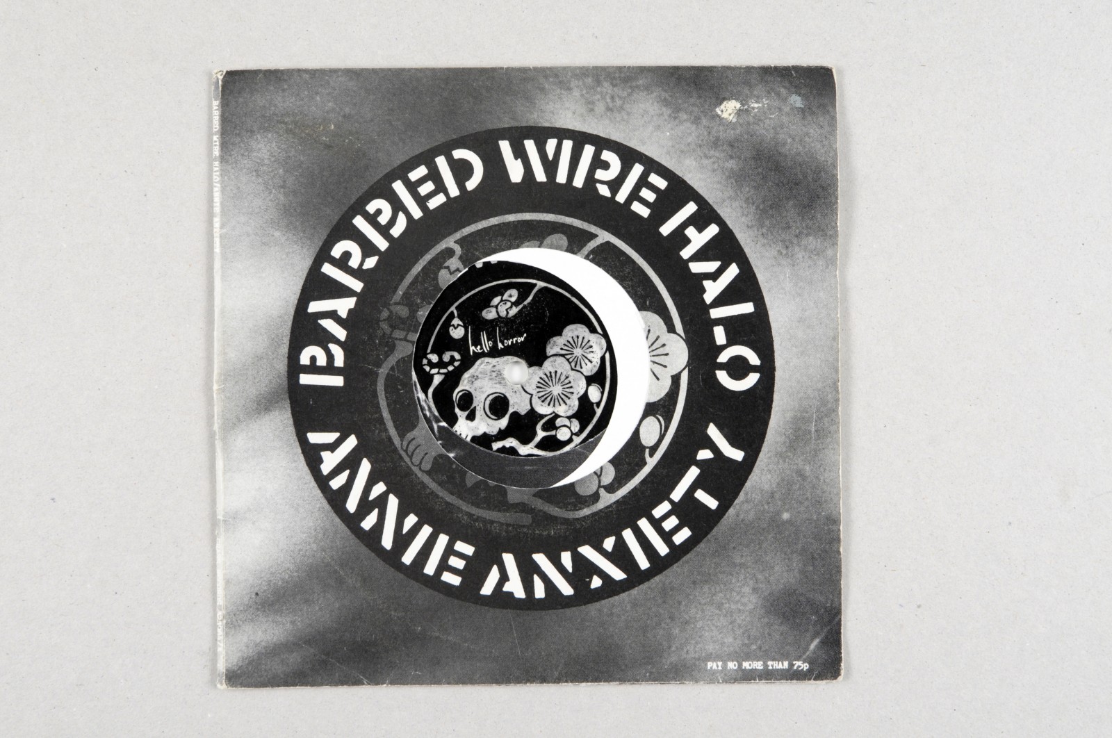 LA COLLECTION expo read into my black holes CRASS BARBED WIRE HALO ANNIE ANXIETY